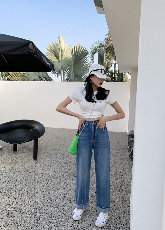 New in early summer! [JFT] Korean slim and versatile jeans jft075# CLS