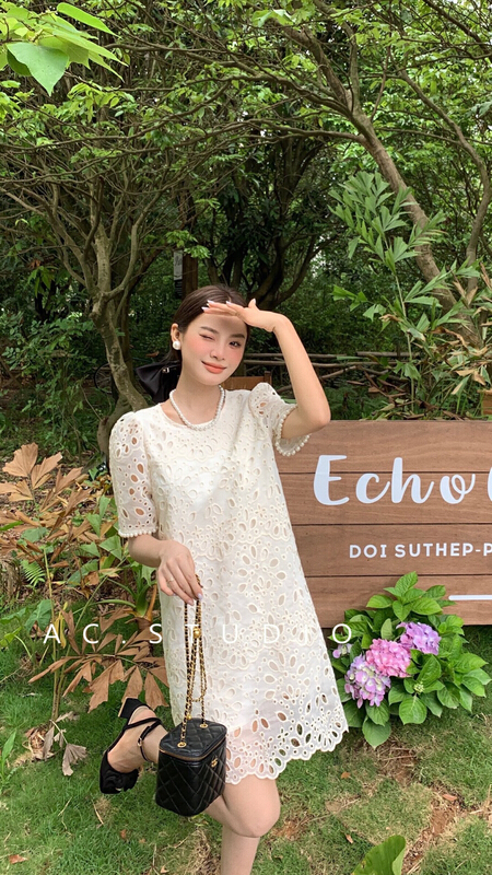 [A.C] Korean style hand embroidered dress 11701# LSL