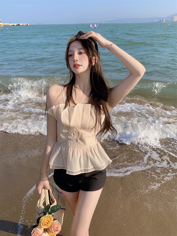 [rasion] bow tie fashion bra shirt 8417# LSL