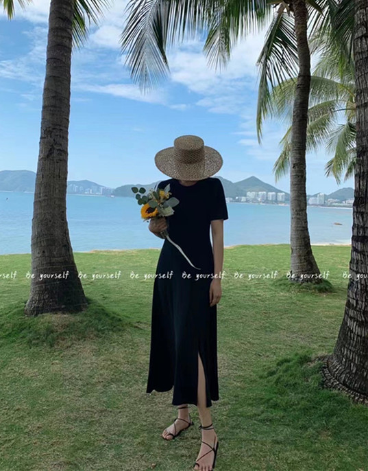 New year in early spring! [be your self] round neck lazy style retro western dress q66060# LSL
