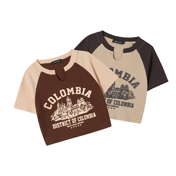 [heyhenry] net red fashion versatile slim short sleeve T-shirt n2504# CSX