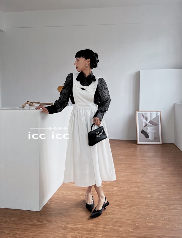New in early summer! [ICC] love hollowed out vest dress 6503# WTT