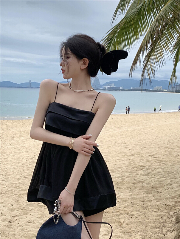 [millet +] sleeveless crimped Korean vest / sling 055# WPL