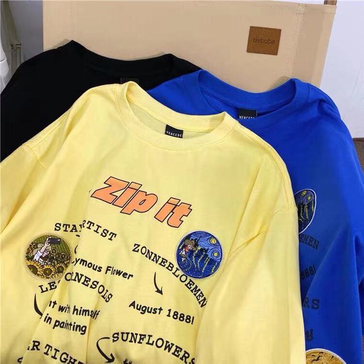 [vincede] hip hop style fashion versatile short sleeve T-shirt zd866# CSX