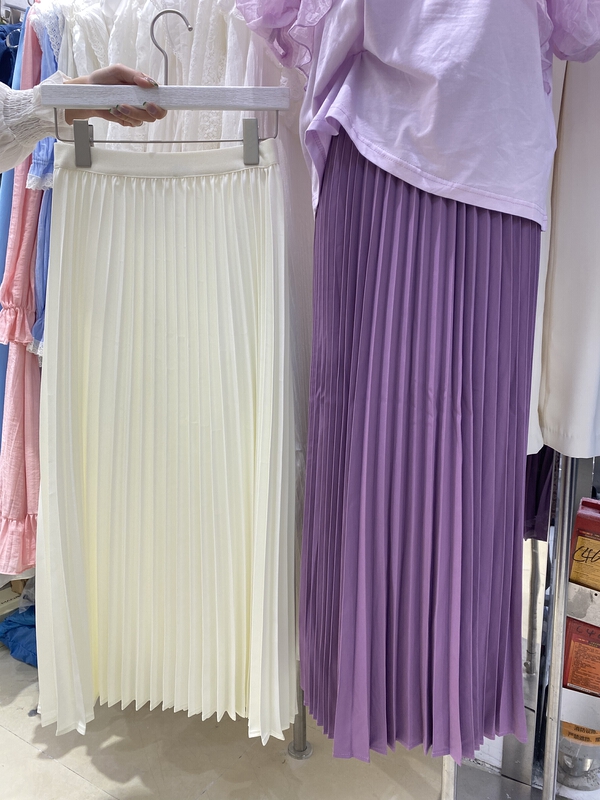 New in early summer! [liger] Korean versatile A-line pleated skirt 41154# WPL