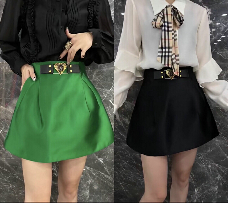 In early summer! [queen] solid color Korean versatile skirt (accessories) a89820-1\ozq