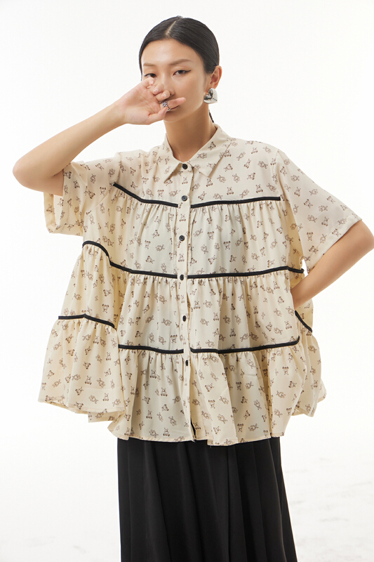 [cyard] single breasted fashion classic shirt 90321# L