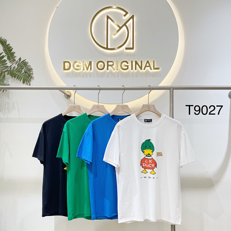 New in early summer! [DGM] simple and loose Duck short sleeve T-shirt 9027# ZZL