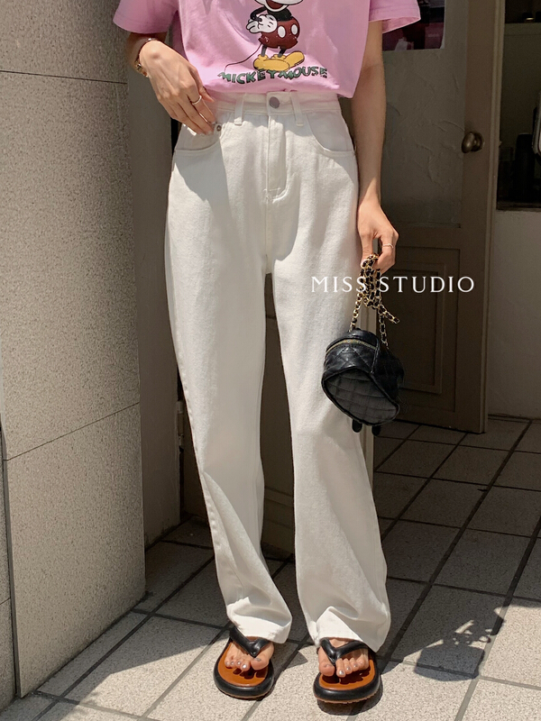 New in early summer! [miss miss miss home] Korean straight color jeans w516# zjy