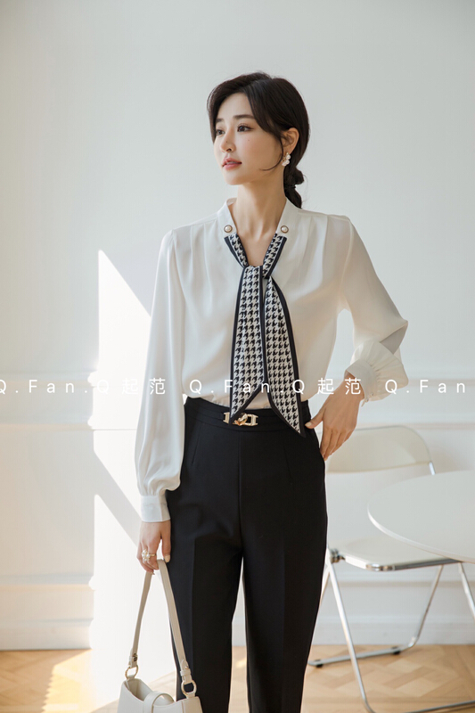 New year in early spring! [style] Chiffon style versatile shirt 7950# JJ