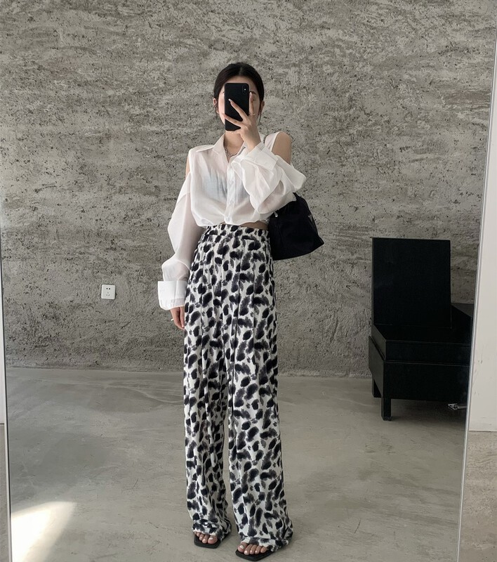 [3. Three point] design sense versatile loose casual pants (only casual pants) ys1-7196# cqw