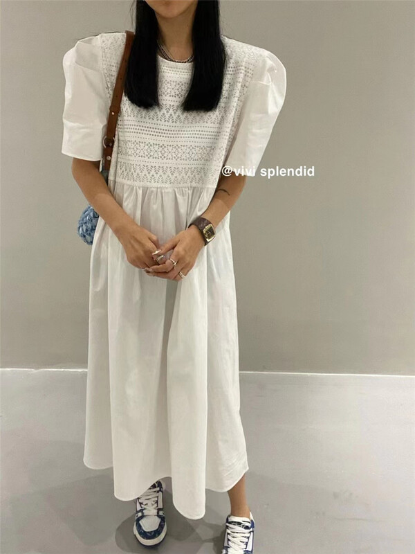 [vivi] net loose dress (dress only) 7613# ozq