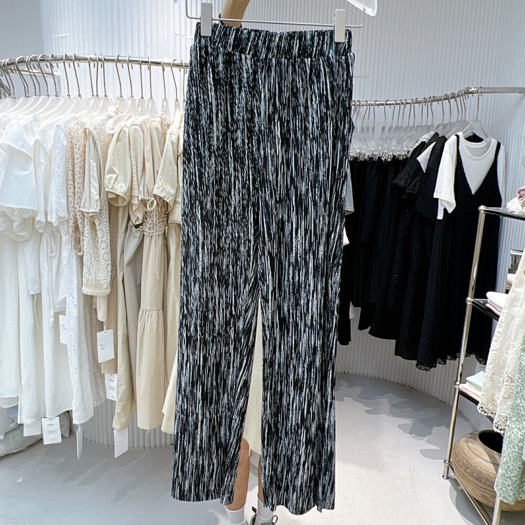 [her tell] loose and versatile straight casual pants 5037# XYJ