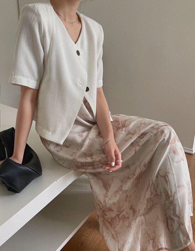New in early summer! [soul] simple design round neck jacket bt16158221w# CLS