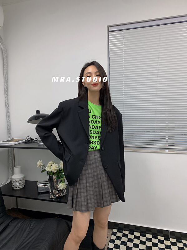 goods in stock! New year in early spring! [MRA] British style pleated skirt xt5050# zxl