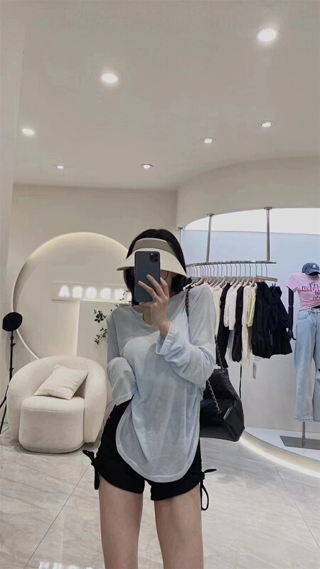 [yyq] Korean clean comfortable long sleeve T-shirt 1020# L