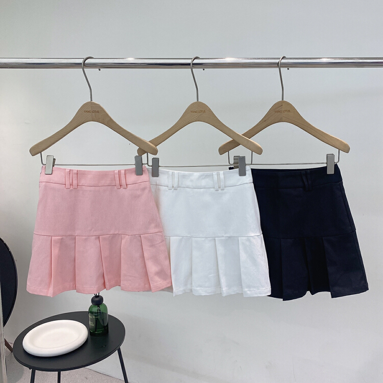 New year in early spring! [Yang lotus] A-shaped age reducing pleated skirt pants s12146121# jhy