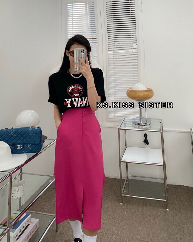 New year in early spring! [KS] Japanese retro versatile loose print short sleeve T-shirt 22047# ozq