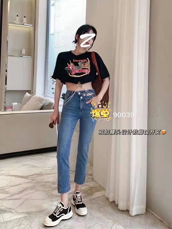 New in early summer! [okd] Korean versatile straight jeans 90039# zxl