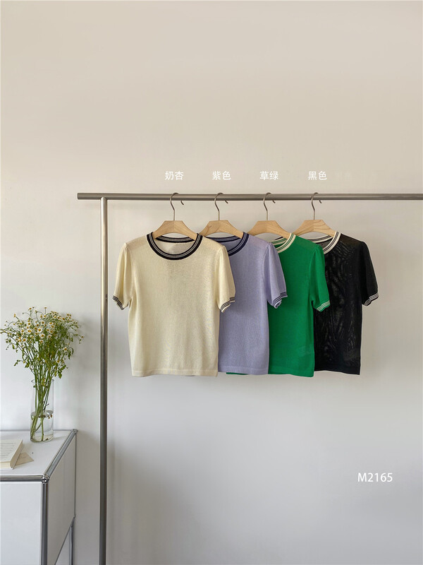 [simnice] Korean Short Sleeved Shirt m2165# cqw