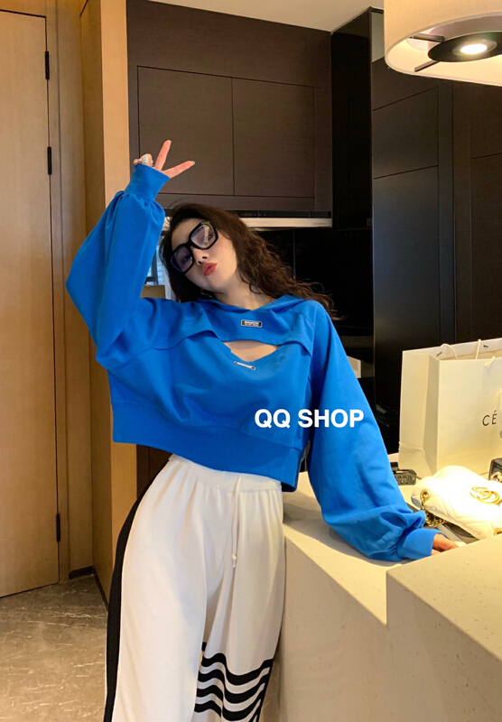 New year in early spring! [QQ shop] Korean leisure care machine calibration Hoodie 99005# ozq