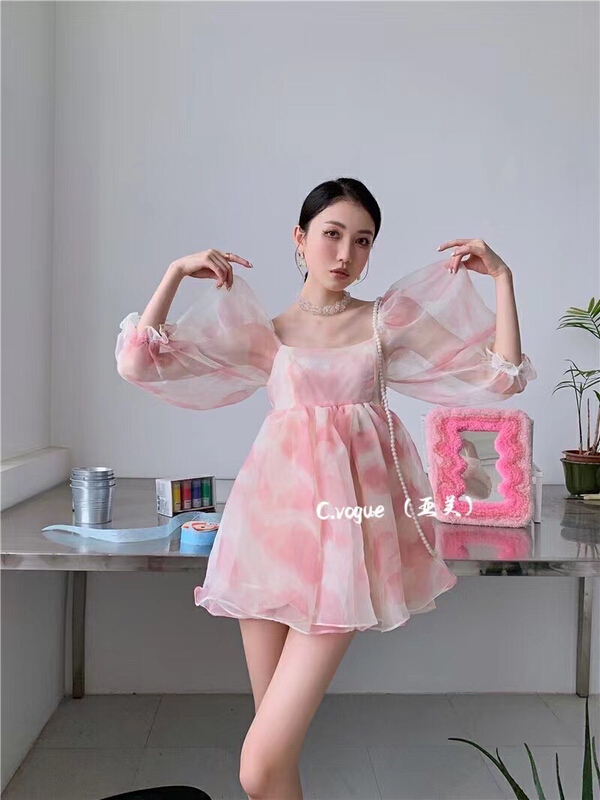 New in early summer! [c.vogue] French style fashion dress 8831# PCZ