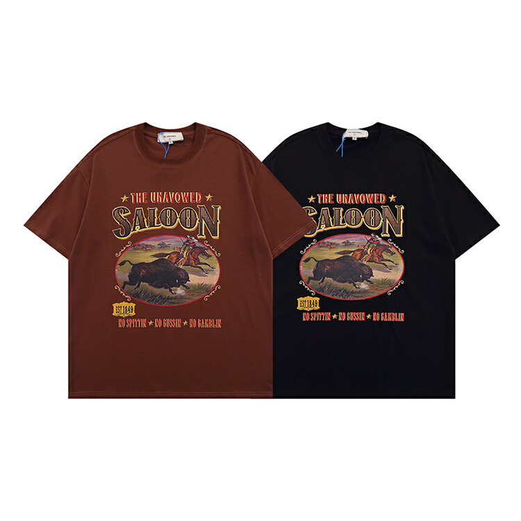 [the unvowed] men's and women's personalized pattern printed short sleeve T-shirt 3012# ZZL
