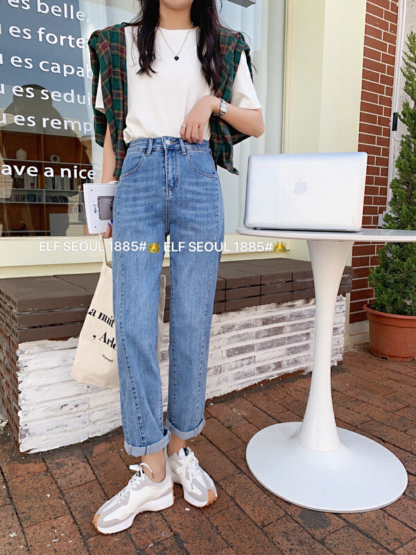 New year in early spring! [x2 square] elastic Harlan versatile jeans 1885# ll