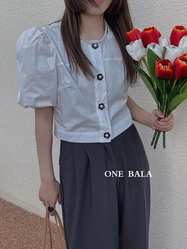 New in early summer! [Yiba] Korean Versatile Single breasted shirt 1105# hjy