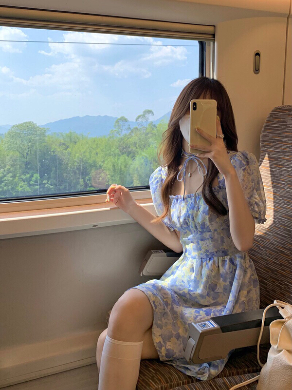 New in early summer! [come and see] fashion slim design hollow out dress (excluding bag) 2569# JJ