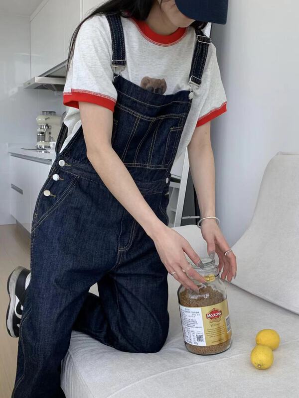 New year in early spring! [9hour] Korean loose and versatile suspenders 30231# zxl