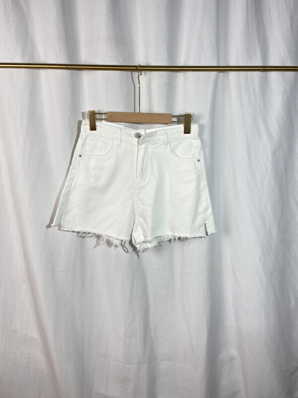 New in early summer! [Yi show shop] fashion simple retro slim denim shorts ys1-835# Cl