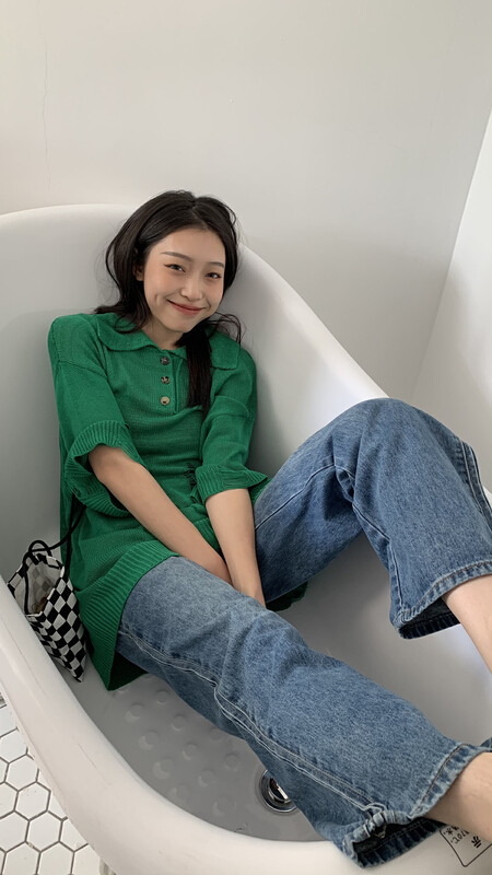 New year in early spring! [9hour] signature casual straight jeans ys1-90307# zxl