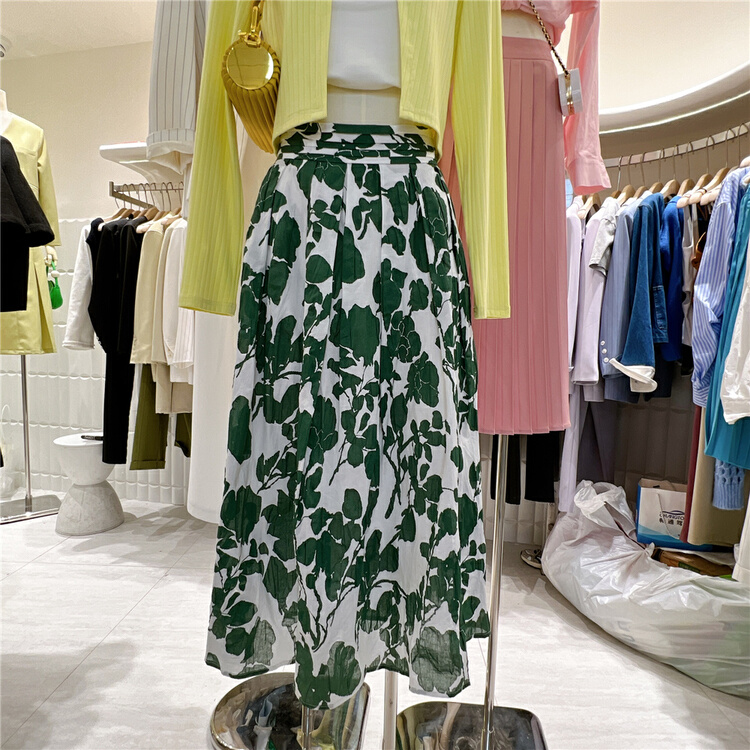 [hi candy] flower fashion slim skirt 2103306# XYJ
