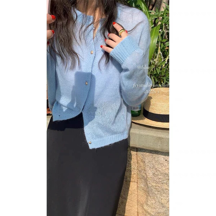 New year in early spring! [are you] V-neck single breasted fashion Korean knitted cardigan ys3-808# ll