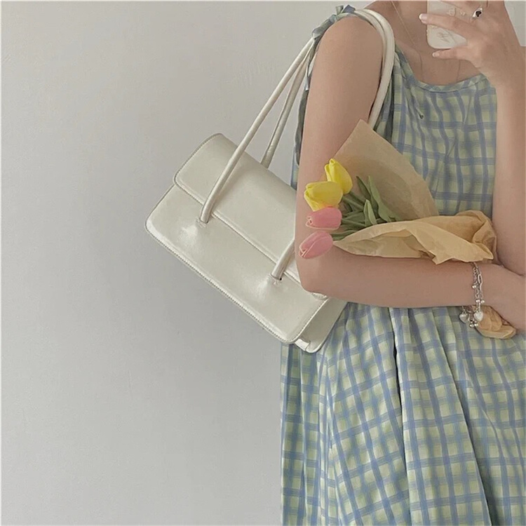[double C] Korean version simple temperament armpit bag single shoulder bag 8028# CYQ