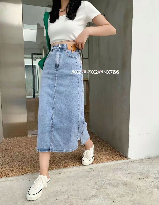 [x2 square] slim high waist fashion skirt 766# ll