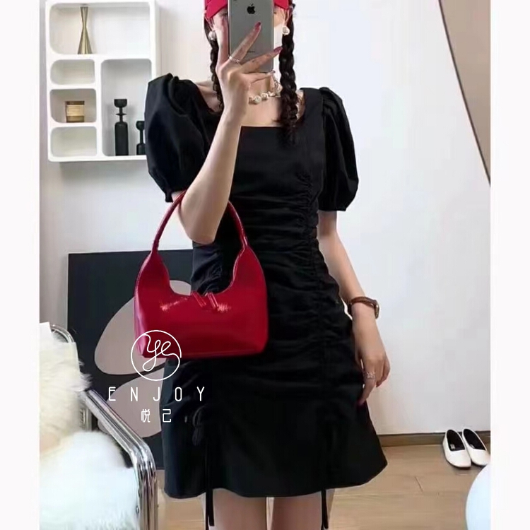 [enjoy · Yueji] fashion temperament solid color dress 8862# PCZ