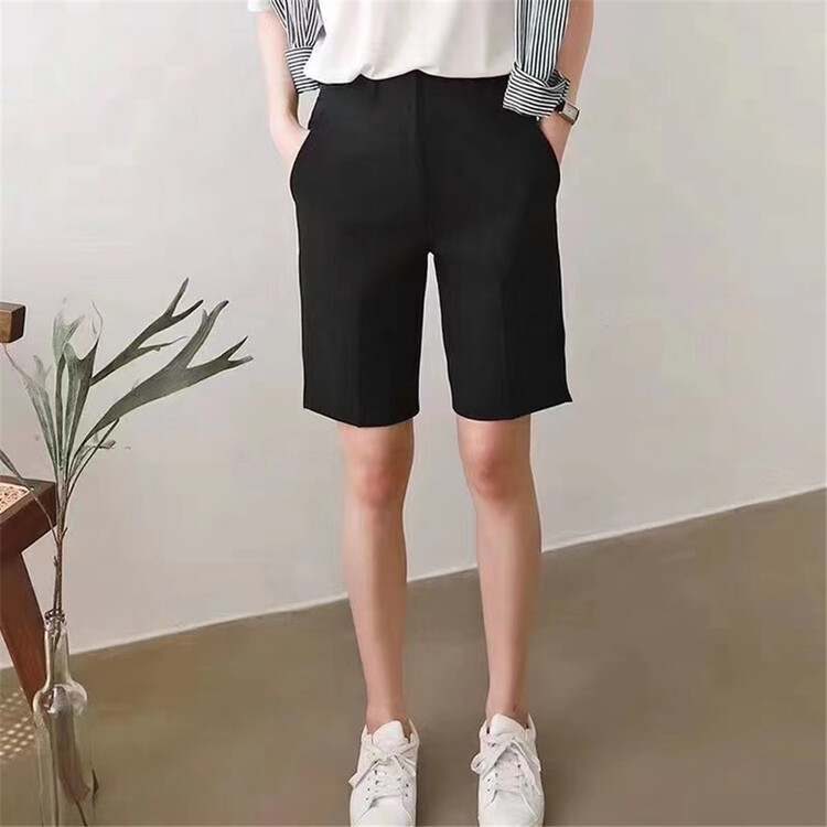 New in early summer! [Wuzhi] high waist commuter suit five point casual shorts ys2-86099# XJ