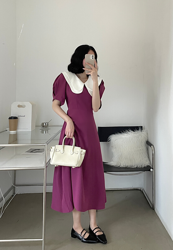 [lemon tree] lady temperament fashion dress 66300# XYY