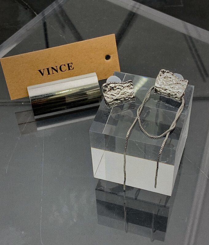 [Vince] simple and versatile advanced minimalist Earrings s005# XYJ