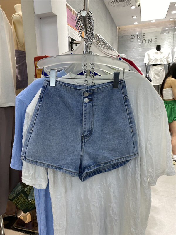 goods in stock! New in early summer! [one] Korean wash versatile denim shorts 12231# ozq