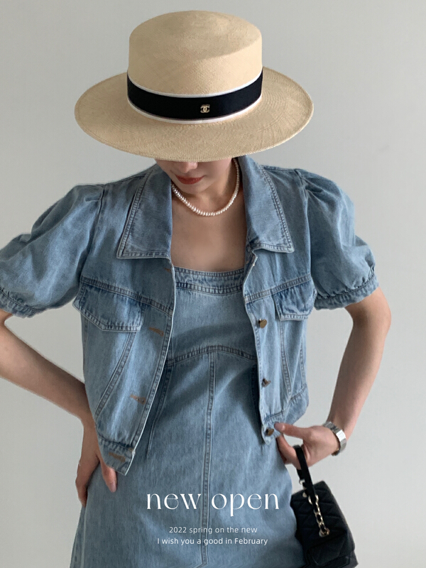 goods in stock! New in early summer! [new open] vintage style fried Street cowboy jacket hy22578# zxl