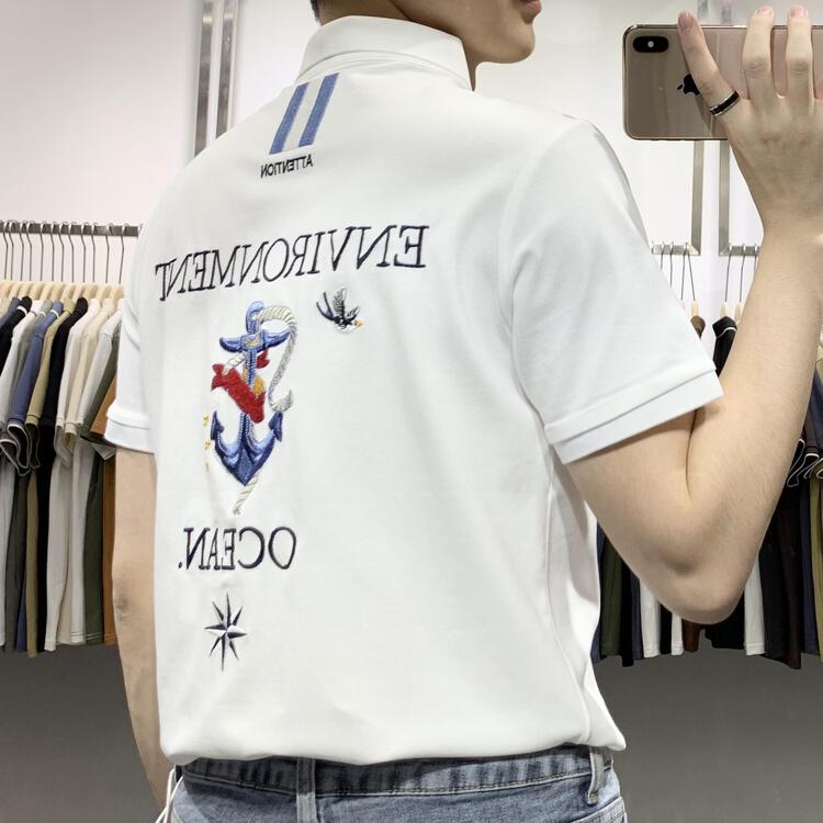 New year in early spring! [wild club] Chao brand personalized embroidery breathable and comfortable polo shirt b9238# ZZL