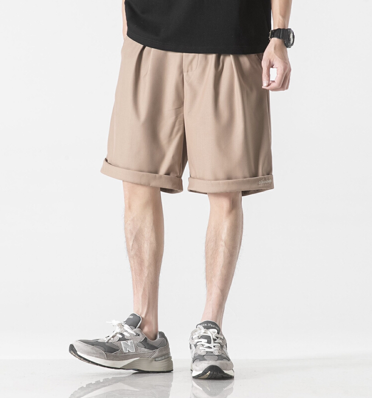 [Tess] American fashion five point casual shorts stik084# ZZL