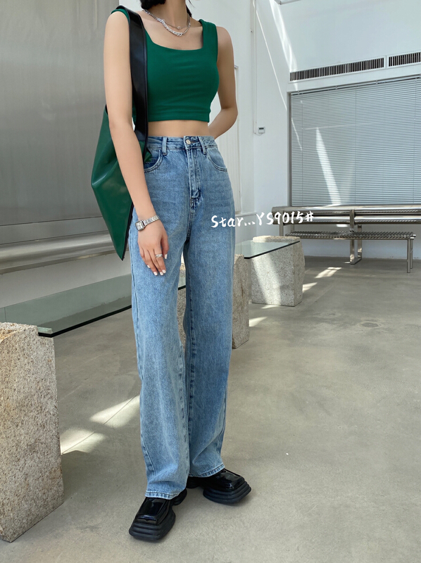 Original price 104.99! [star] Vintage loose floor washing jeans ys9015# CLS