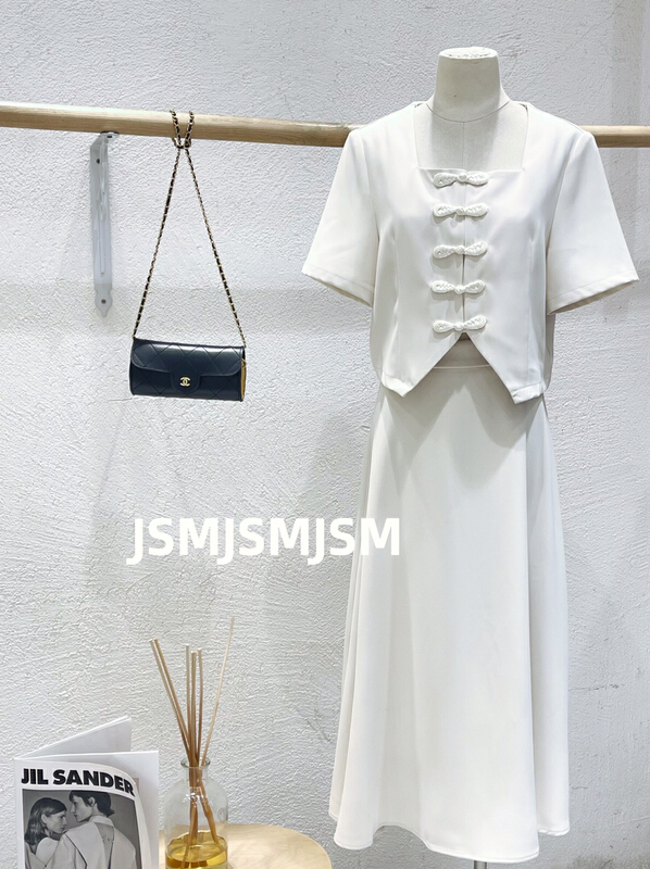 [JSM] national style element design top + slim skirt suit 8863# LSL