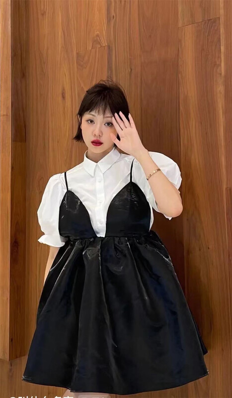 [Chuangyi] Korean sling age reducing dress 5526# LSW