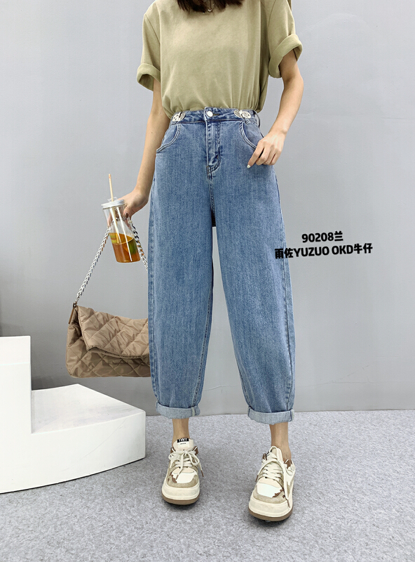 Original price 39.48! New in early summer! [okd] versatile fashion daddy jeans 90208# zxl