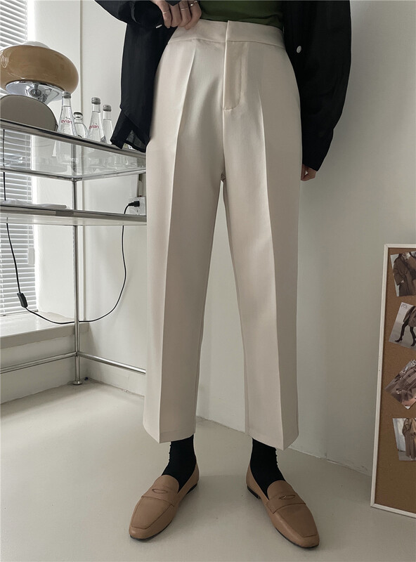 [in mode] Korean comfortable slim fitting trousers 8808-1# cqw